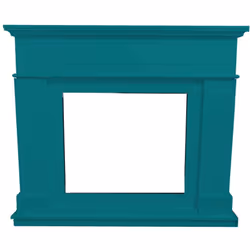 mpc cornice camino pienza turchese blu turchese cornice caminetti pienza blu turchese struttura in legno mdf di facile montag ...