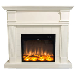 SINED Camino Caldera Bianco Interno Caminetto freestanding Elettrico