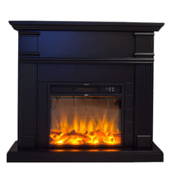 SINED Camino Caldera Nero Interno Caminetto freestanding Elettrico
