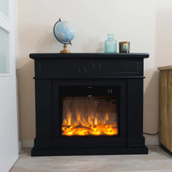 SINED 8025431019492 camino Interno Caminetto freestanding Elettrico Nero