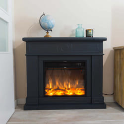 SINED 8025431019508 camino Interno Caminetto freestanding Elettrico Grigio