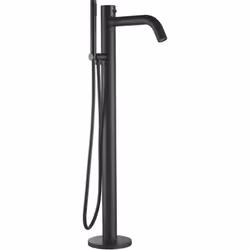 sined oristano rubinetto nero per vasca con doccetta inox 316l per esterno vasca con doccetta cm 96,5x6x6Rubinetto nero in ac ...
