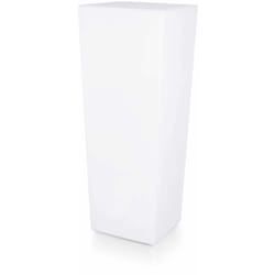 Sined - Vaso Luminoso In Polietilene Cm 38x38x86 Vaso Quadrato Solar 86
