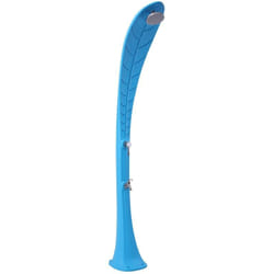 Doccia Per Esterno Blu a Foglia Di Palma Cm 34x30x220 Mpc Docciasolare Foglia Blu