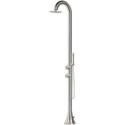 Doccia In Acciaio Inox Per Esterno Cm 229x6x26 Sined Doccia Inox Luna d Inox