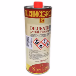Base solvente Ottimo solvente per eliminare tracce di silicone, cere, pasta abrasiva, Polish anche da superfici preverniciate ...