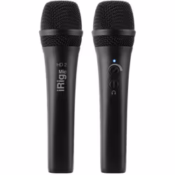 IK Multimedia iRig Mic HD 2, Microfono per cellulare/smartphone, 40 dB, 20 - 20000 Hz, 24 bit, 96 kHz, 10 mV/Pa