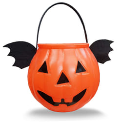 CIAO Contenitore Zucca Halloween con Ali da Pipistrello 16cm
