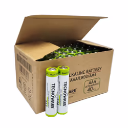 Tecnoware FBA17647 batteria per uso domestico Batteria monouso Mini Stilo AAA Alcalino - Vista aggiuntiva 2