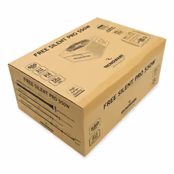 Tecnoware Free Silent PRO 550 alimentatore per computer 550 W 20+4 pin ATX ATX Nero - Vista aggiuntiva 5