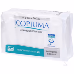Icopiuma Cotone Idrofilo Extra Indiano 1 Pezzo 50g