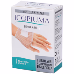 Icopiuma Benda A Compressione Per Mano E Polso Calibro 3 1 Pezzo