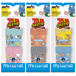 Mitama Temperino Bidone Plastica Colorata, Temperamatite manuale, Multicolore, 45 mm, 25 mm, 53 mm, 100 mm