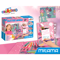 Mitama Laboratorio Glitter Mania con pennarelli e 1000 accessori