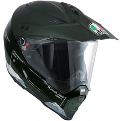 AGV AX-8 Dual Evo Wild Frontier Casco di motocross, verde, dimensione XS per uomo