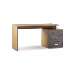 Questa elegante scrivania attira l'attenzione e convince con il suo design senza tempo. Uno sportello chiudibile a chiave e d ...