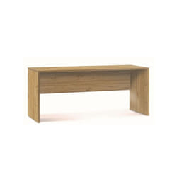 Sarmog - Scrivania ufficio noce, dimensioni 76x160x69 cm.