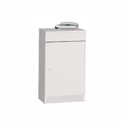 mobile scarpiera 1 anta 1 cassetto bianco 46x34x80cm dimensioni: l. 46 x p. 34 x h. 80 cm. mobile gia' assemblato e montato s ...