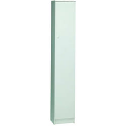 Colonna Multiuso Bianca 1825 mm - Struttura 16 mm - 3 Ripiani Regolabili - Sarmog