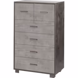 Settimino mobile alto cassettiera, colore struttura ossido nero e frontale cemento. Dimensioni ingombro 70x41x112 cm Cassetti ...
