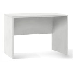 Tavolo Kit Scrivania 120 cm Ossido Bianco Piccola Moderna Ufficio Cameretta Pc