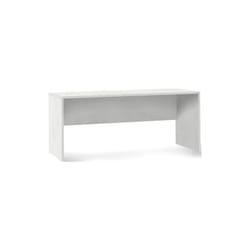 Sarmog - Scrivania ufficio bianca. Scrivanie in legno porta pc