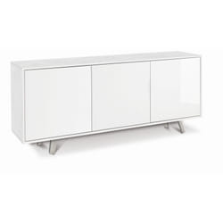 Armadio Bianco Lucido Soggiorno Buffet 3 Ante Madia Credenza Contenitore