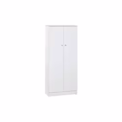 Scarpiera dal design moderno e dalle linee semplici ed essenziali. L'armadio multiuso ha una struttura in truciolare nobilita ...