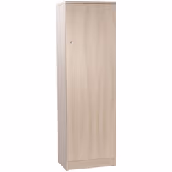 Armadio a 1 anta battente con 2 ripiani interni stile moderno struttura olmo realizzato in legno nobilitato. Misura 46x34x147 ...