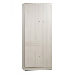Armadio multiuso tre ante un cassetto Eucalipto 77x34x h183 cm