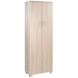 Armadio 180 2 Ante Olmo Mobile con Ripiani da Ufficio Camera da Letto Scarpiera