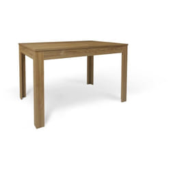 Tavolo da cucina Pieghevole 80x120 cm estensibile fino a 80x170 Cm color Marrone Noce