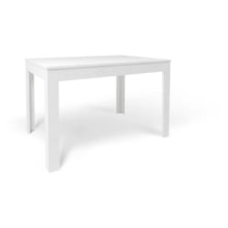 Tavolo da cucina Pieghevole 80x120 cm estensibile a 80x170Cm Bianco - Sarmog