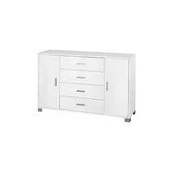 Kit mobile 2 ante + 4 cassetti 136X41XH86 bianco