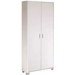 Kit armadio 2 ante h190 l83 p29 cm finitura bianco frassinato Sarmog 747k Sarmog