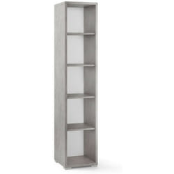 Mobile colonna h182 l38 p41 cm struttura cemento fondo bianco Sarmog db361k Sarmog