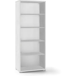 Mobile libreria h182 l71 p41 cm finitura bianco ossido frontale bianco Sarmog db351k Sarmog