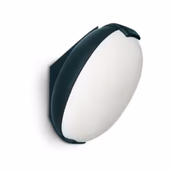JOY: E27 MAX. 40W NERO 195A X 180B X 240L Plafoniera a tensione di rete E27 a parete, per spazi esterni. La linea classica di ...