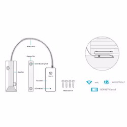Atlantis Land A13-A750-GS sensore per porta/finestra Wireless Bianco