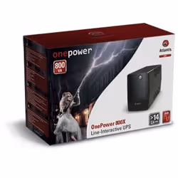 Atlantis Land OnePower PX800 gruppo di continuità (UPS) 0,8 kVA 400 W 4 presa(e) AC