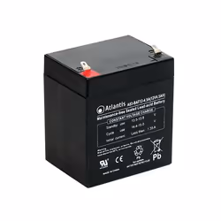 Atlantis Land A03-BAT12-4.5A, Acido piombo (VRLA), 12 V, 1 pz, Nero, 4,5 Ah, 90 mm