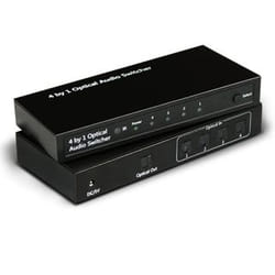 Atlantis Land A04-OP-SW401 commutatore audio Nero