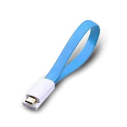 Atlantis Land 0.2m USB 2.0 A - Micro USB 2.0 B M/M cavo USB 0,2 m USB A Micro-USB B Blu