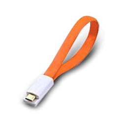 Atlantis Land 0.2m USB 2.0 A - Micro USB 2.0 B M/M cavo USB 0,2 m USB A Micro-USB B Arancione