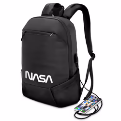 Atlantis Land NS-KLB200311-A borsa per laptop 39,6 cm (15.6") Zaino Nero, Bianco - Vista aggiuntiva 6