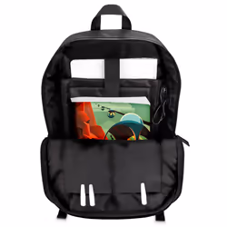 Atlantis Land NS-KLB200311-A borsa per laptop 39,6 cm (15.6") Zaino Nero, Bianco - Vista aggiuntiva 8