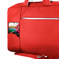 Atlantis Land NS-KLM180705-C borsa per laptop 15.6" Borsa da corriere Rosso, Bianco - Vista aggiuntiva 4
