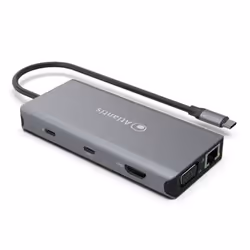 Atlantis Land A04-TC_DK46 replicatore di porte e docking station per laptop Cablato USB 3.2 Gen 1 (3.1 Gen 1) Type-C Grigio - Vista aggiuntiva 4