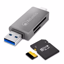 Atlantis Land P005-CR32 lettore di schede USB 3.2 Gen 1 (3.1 Gen 1) Nero - Vista aggiuntiva 3