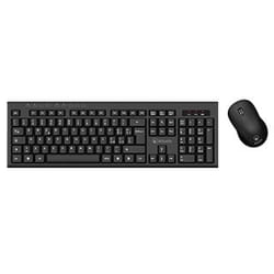Atlantis Land P013-AX280G+M tastiera Mouse incluso Universale RF Wireless QWERTY Italiano Nero